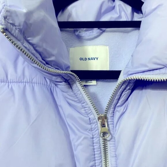 Old Navy Light Purple Puffer Vest - Picture 3 of 5